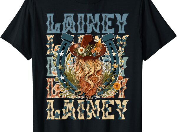 Girl lainey first name personalized western cowgirl t-shirt