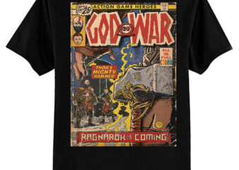 God of War Ragnarök Comic book cover Fan Art Classic T-Shirt