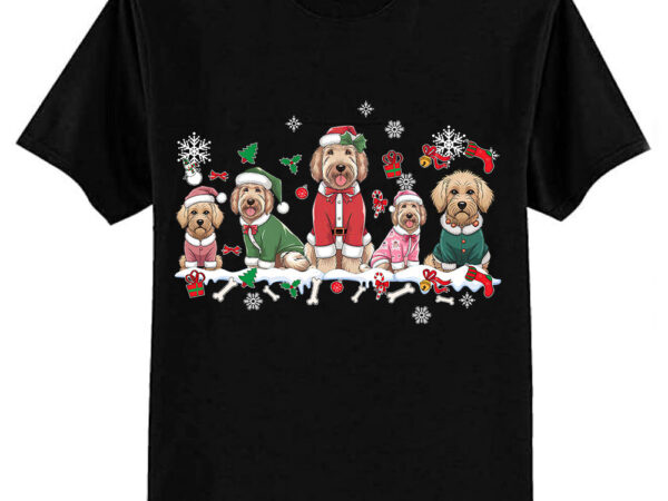 Goldendoodle santa clause christmas dog lover sweatshirt ltsp