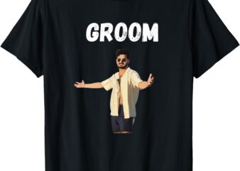 Groom design groom face groom center T-Shirt