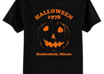 Halloween 1978 Holiday Spooky Myers Pumpkin Haddonfield Classic T-Shirt