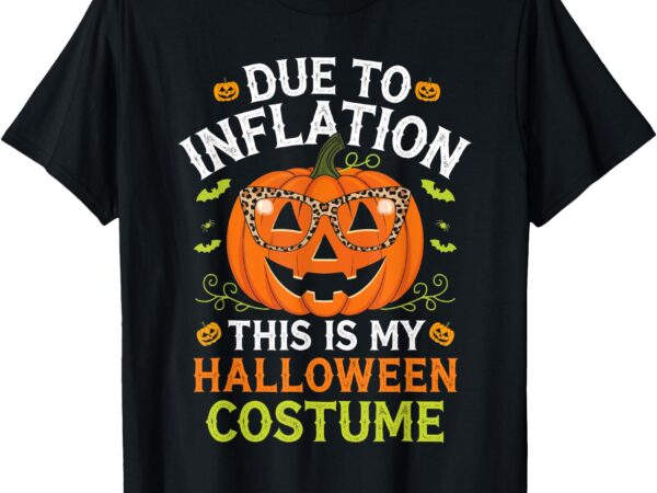 Halloween costumes woman 2024 funny due to inflation t-shirt