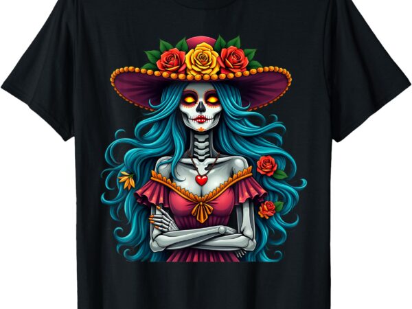 Halloween dia de los muertos t-shirt