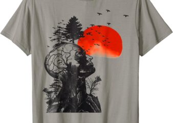 Halloween Hangover Human Tree Graphic T-Shirt