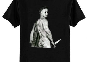 Halloween Just The Tip Funny Gay T-Shirt Michael Myers Horror Movie T-Shirt