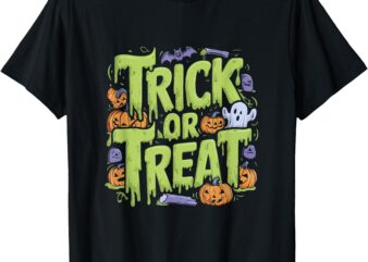 Halloween Pumpkin Trick or Treat spooky Jackolantern T-Shirt