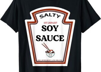 Halloween Salty Soy Sauce Family Costume Tees T-Shirt