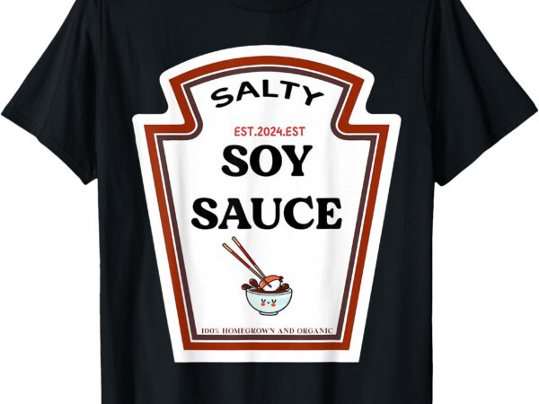 Halloween salty soy sauce family costume tees t-shirt