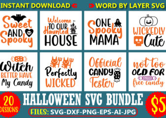 Halloween svg bundle, halloween svg, halloween vector, sarcastic svg, dxf eps png, silhouette, cricut, cameo, digital, funny mom svg, witch