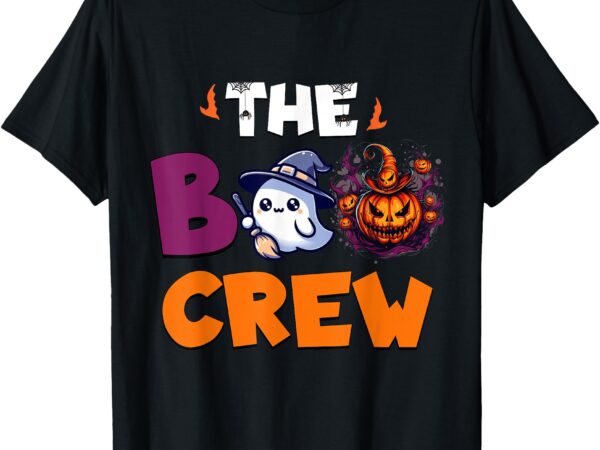 Halloween the boo crew for kids adults women spooky scary t-shirt