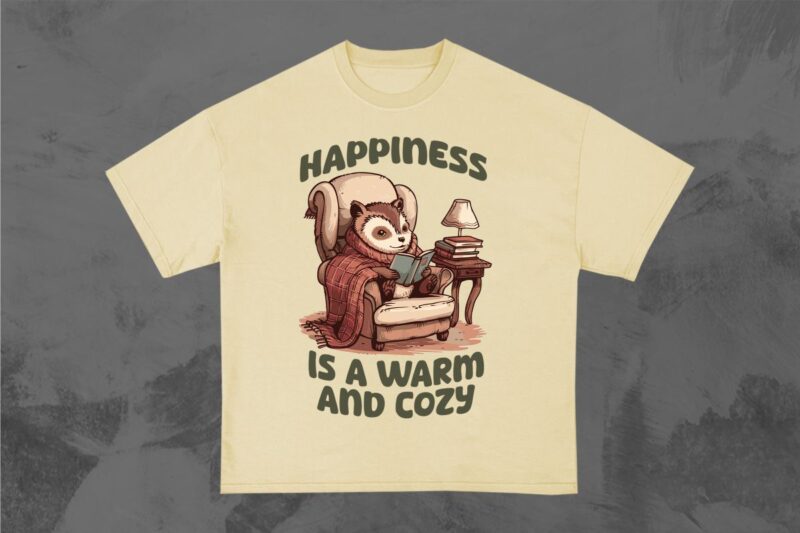 Cozy Animals T-Shirt Designs Bundle