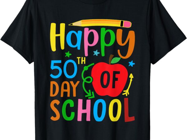 Happy 50th day of school t-shirt