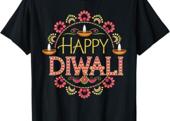 Happy Diwali Funny Festival Proud Indian Matching Family T-Shirt