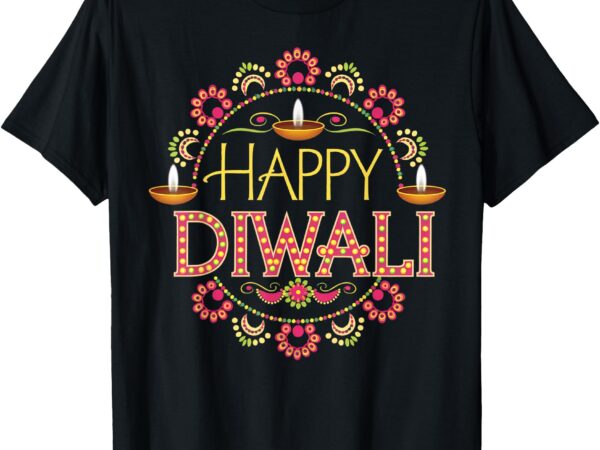 Happy diwali funny festival proud indian matching family t-shirt