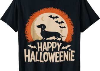 Happy Halloweenie Dachshund T-Shirt