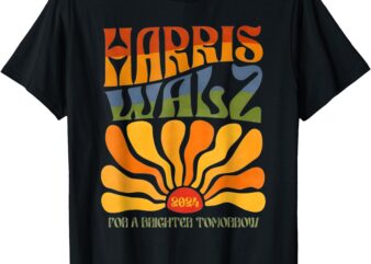 Harris Waltz For A Brighter Tomorrow Boho Aesthetic T-Shirt