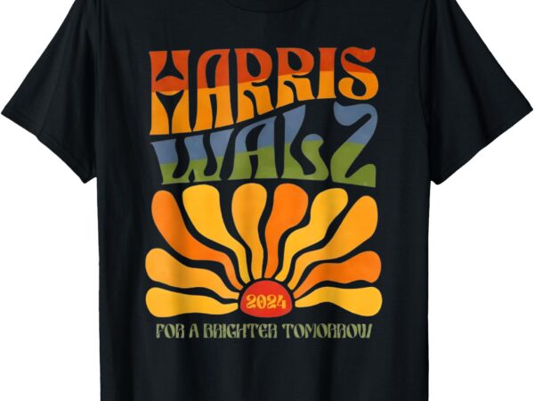 Harris waltz for a brighter tomorrow boho aesthetic t-shirt