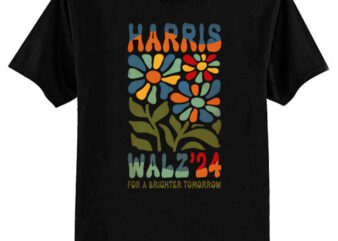 Harris Walz 2024 For President T-Shirt