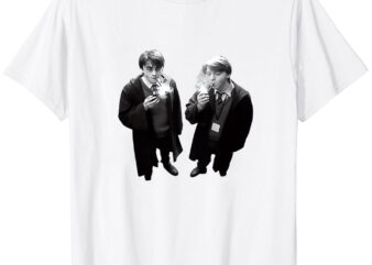 Harry and Ron Smoking Camera Classic T-Shirt