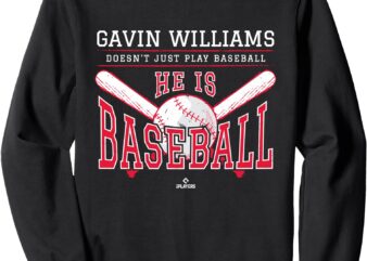 He is Baseball Gavin Williams Cleveland Baseball MLBPA Sweatshirt