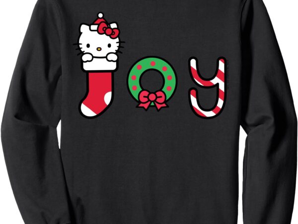 Hello kitty merry christmas joy sweatshirt sweatshirt