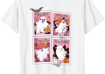 Hey Boo Wicked Boo Howdy Boo Peek A Boo Halloween Multi Boo T-Shirt