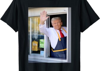 Hi Get Your Burger Donald Trump cooks fries worker T-Shirt