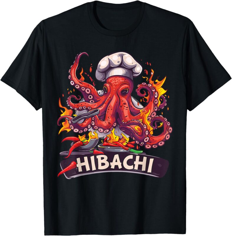 Hibachi Grill Teppanyaki Barbeque Japanese Cuisine T-Shirt