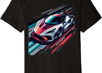 High-Speed Race Car Premium T-Shirt