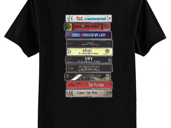 Hip hop playlist 90s t-shirt