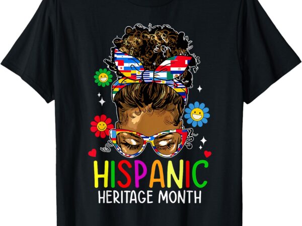 Hispanic heritage month shirt latin teacher women girls kids t-shirt