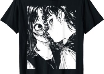 Horror Anime Manga _ Japan Japanese Creepy Kawaii Goth T-Shirt