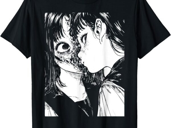 Horror anime manga _ japan japanese creepy kawaii goth t-shirt