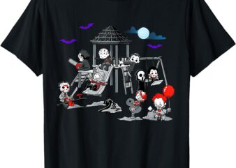 Horror Clubhouse In Park Halloween Costume Gift T-Shirt