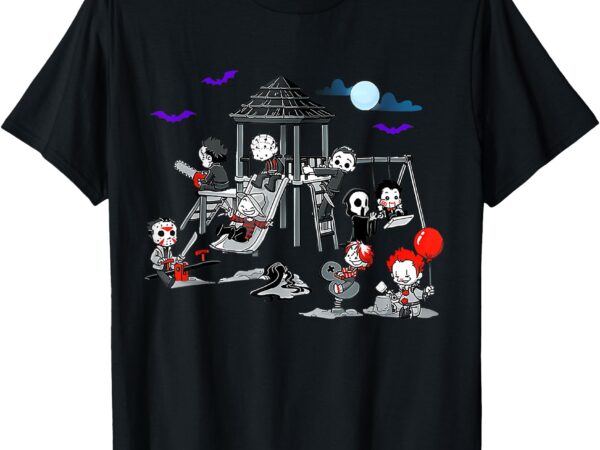 Horror clubhouse in park halloween costume gift t-shirt