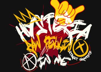 Hysteria Graffiti T-shirt Design