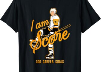 I Am Score 500 Career Goals T-Shirt