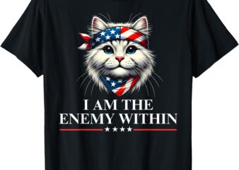 I Am The Enemy Within Harris 2024 I Am The Enemy Within T-Shirt