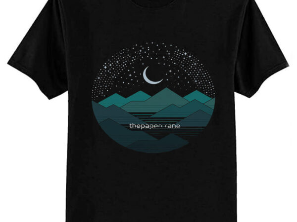 Between the mountains and the stars tri-blend t-shirt