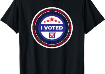 I Voted Nov 2024 USA Elections Pro Democracy T-Shirt