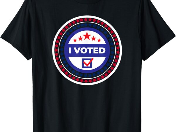 I voted nov 2024 usa elections pro democracy t-shirt