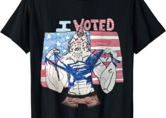 I Voted Werewolf Funny T-Shirt