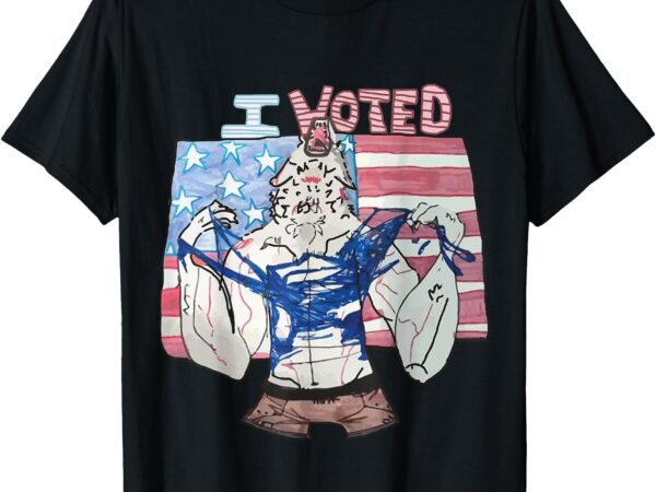 I voted werewolf funny t-shirt