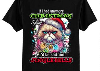 If I Had Anymore Christmas Spirit I’d Be Shitting Jingle T-Shirt ltsp