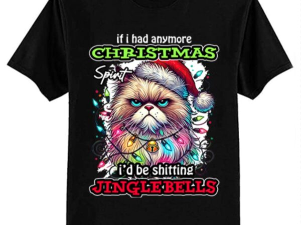 If i had anymore christmas spirit i’d be shitting jingle t-shirt ltsp