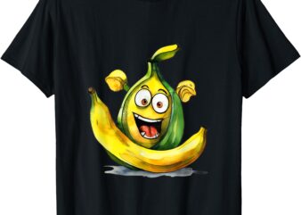 I’m A Crazy Banana Costume Halloween Yellow Funny T-Shirt