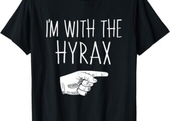 I’m With The Hyrax Halloween Costume Party Matching T-Shirt