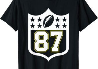 In My 87 Era Funny Football Vintage American Football T-Shirt