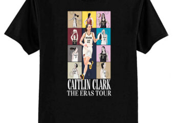 Indiana Caitlin Clark The Eras Tour Women Basketball T-Shirt