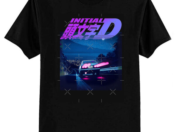 Initial d neon ae86 classic t-shirt